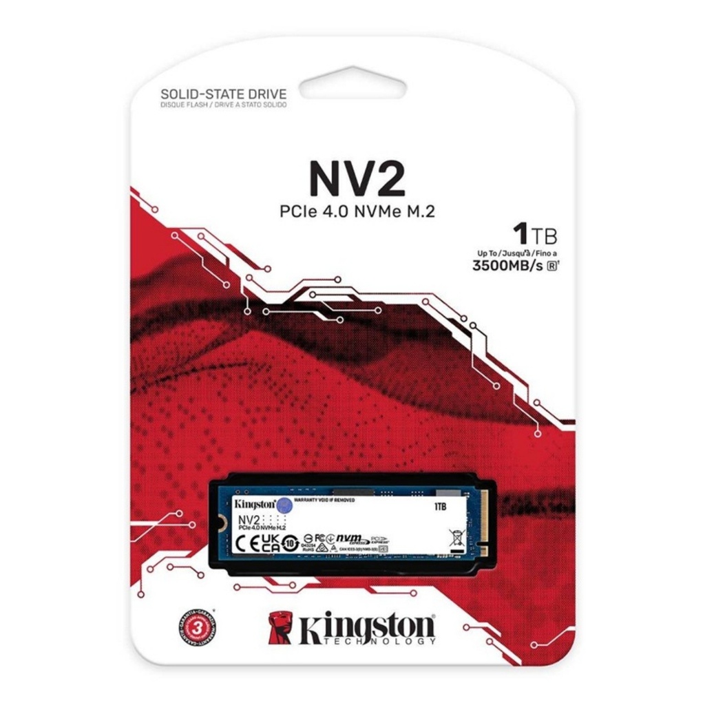 UNIDAD NVME M2 1TB, Versión 4.0 puerto PCI Express NV3