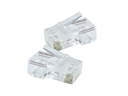 [RJ45CAT6] CONECTOR DE 8 CONTACTOS TIPO RJ45 - CATEGORIA 6